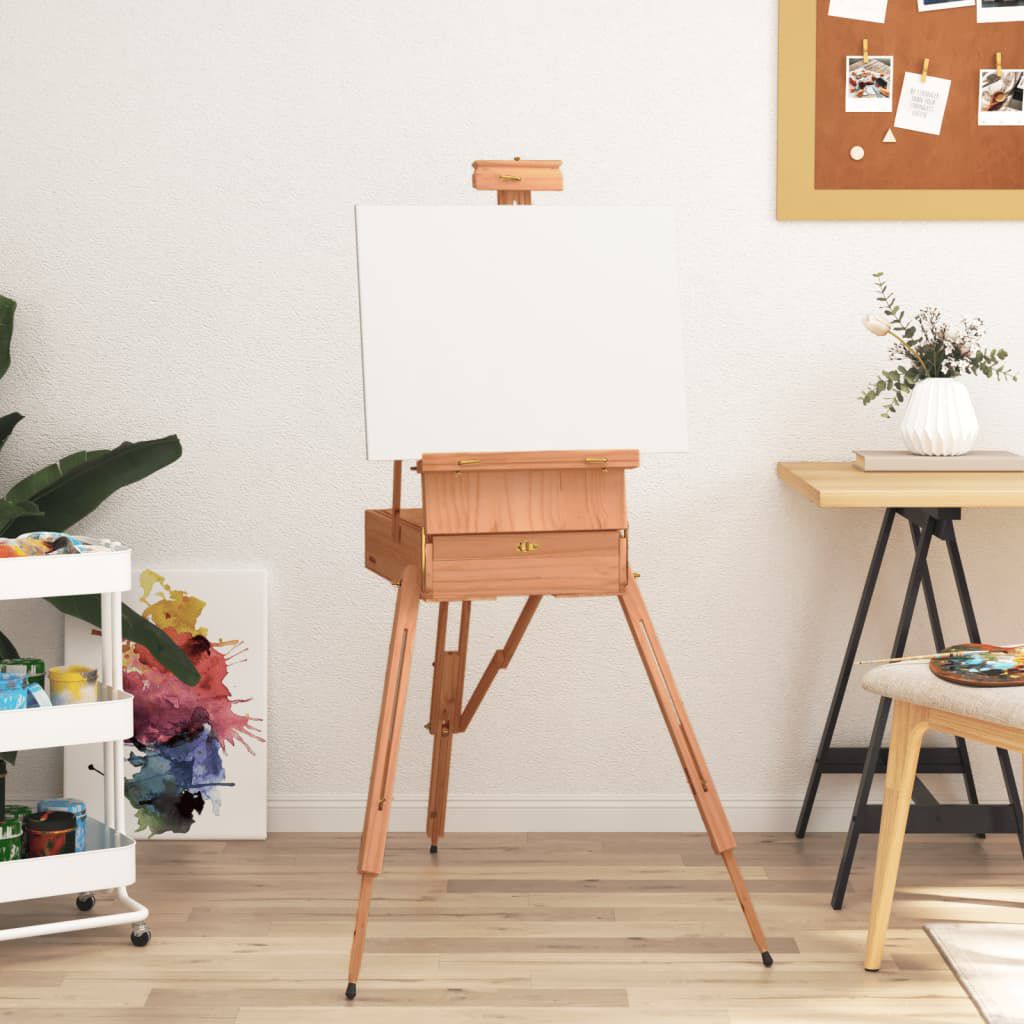 vidaXL Schildersezel, 81x121x173 cm, massief beukenhout