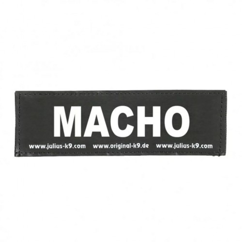 Patch de velcro Julius K9 para coleira e peitoral, preto