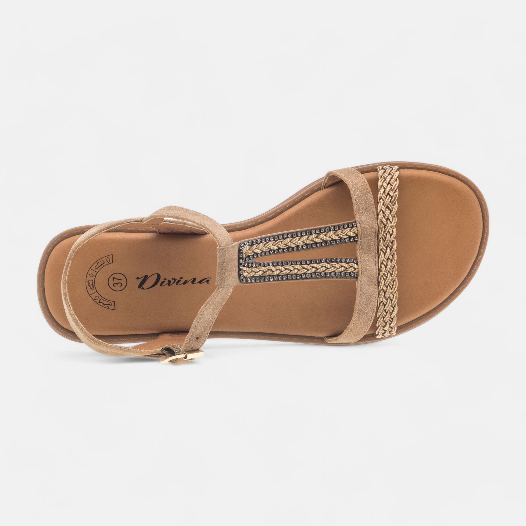 Sandales Femme camel