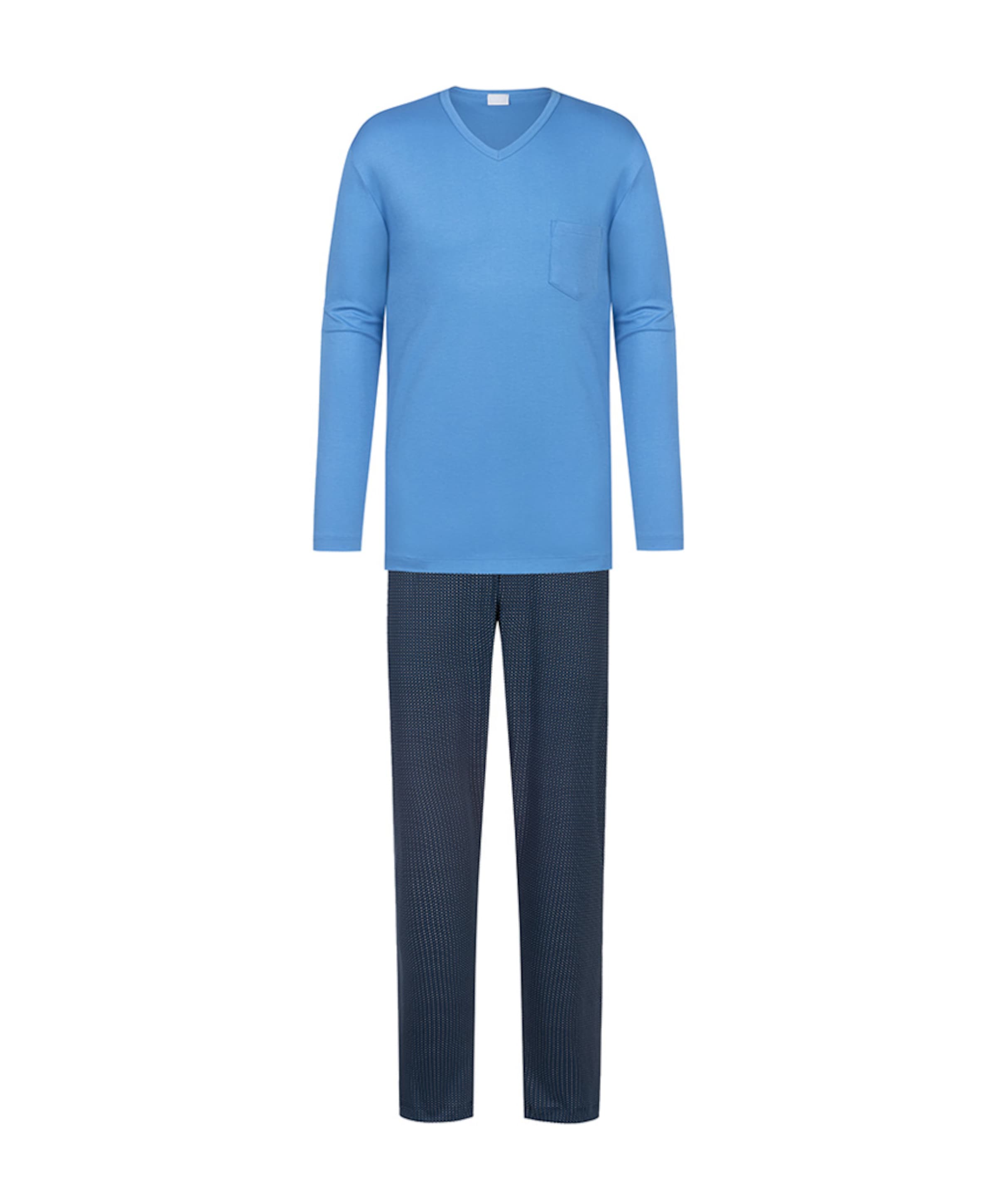 Mey Heren pyjamaset blauw