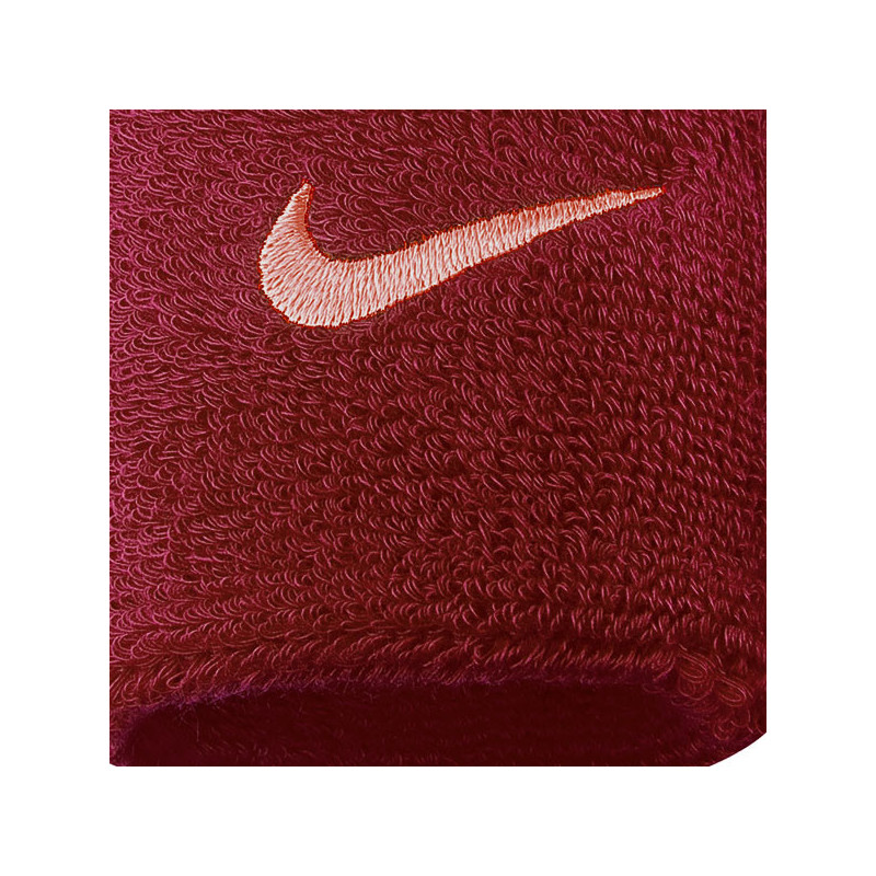 Poignets éponge Nike taille simple bordeaux
