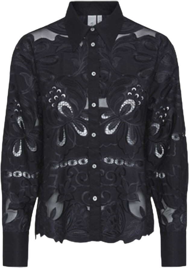 YAS YASPI LS SHIRT Sort