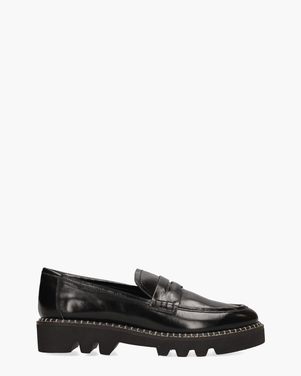 Di Lauro Pearl Zwart Damesloafers