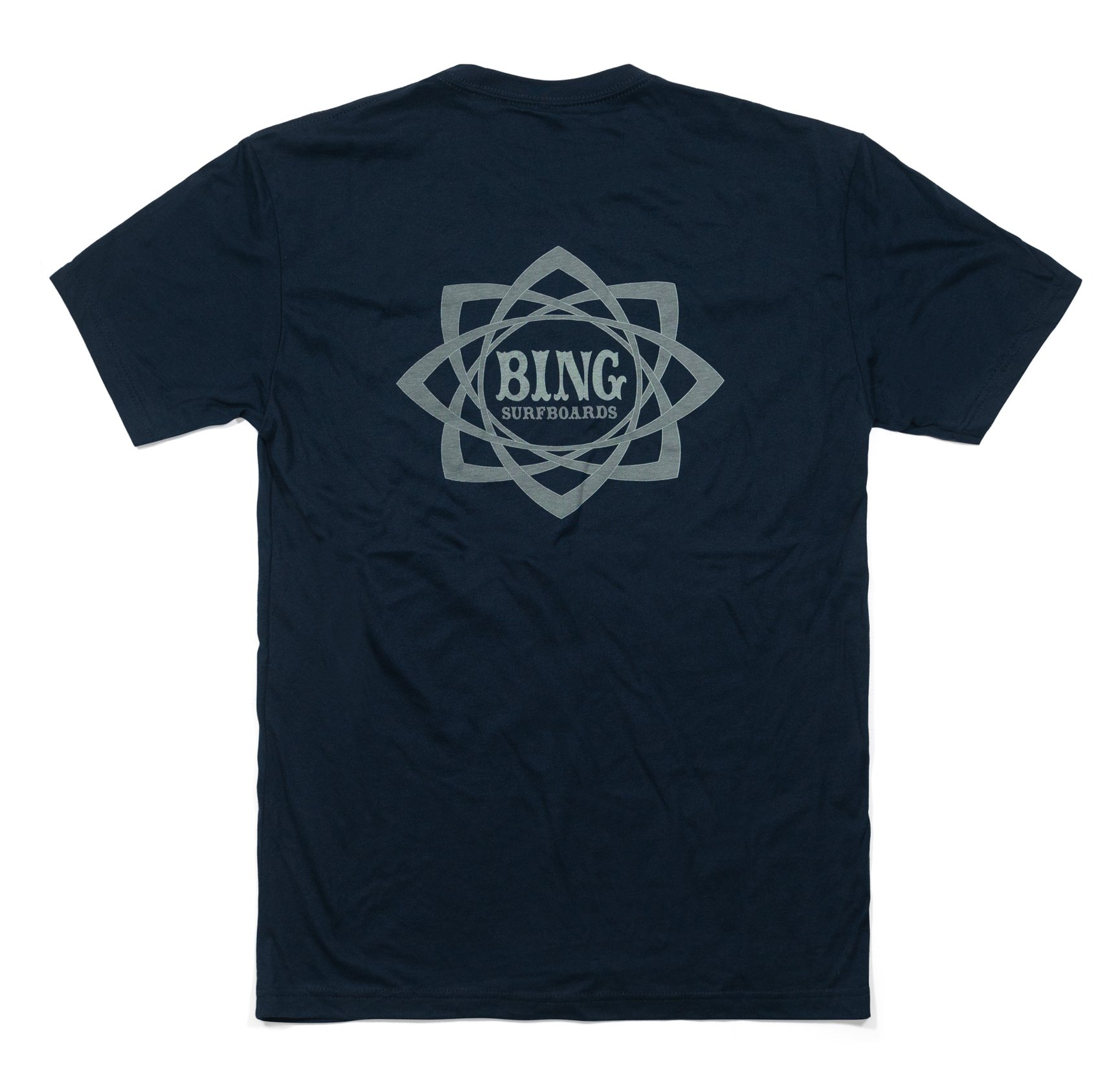 Bing Surfboards T-Shirt - Mandala Premium - Navy / Light Blue S