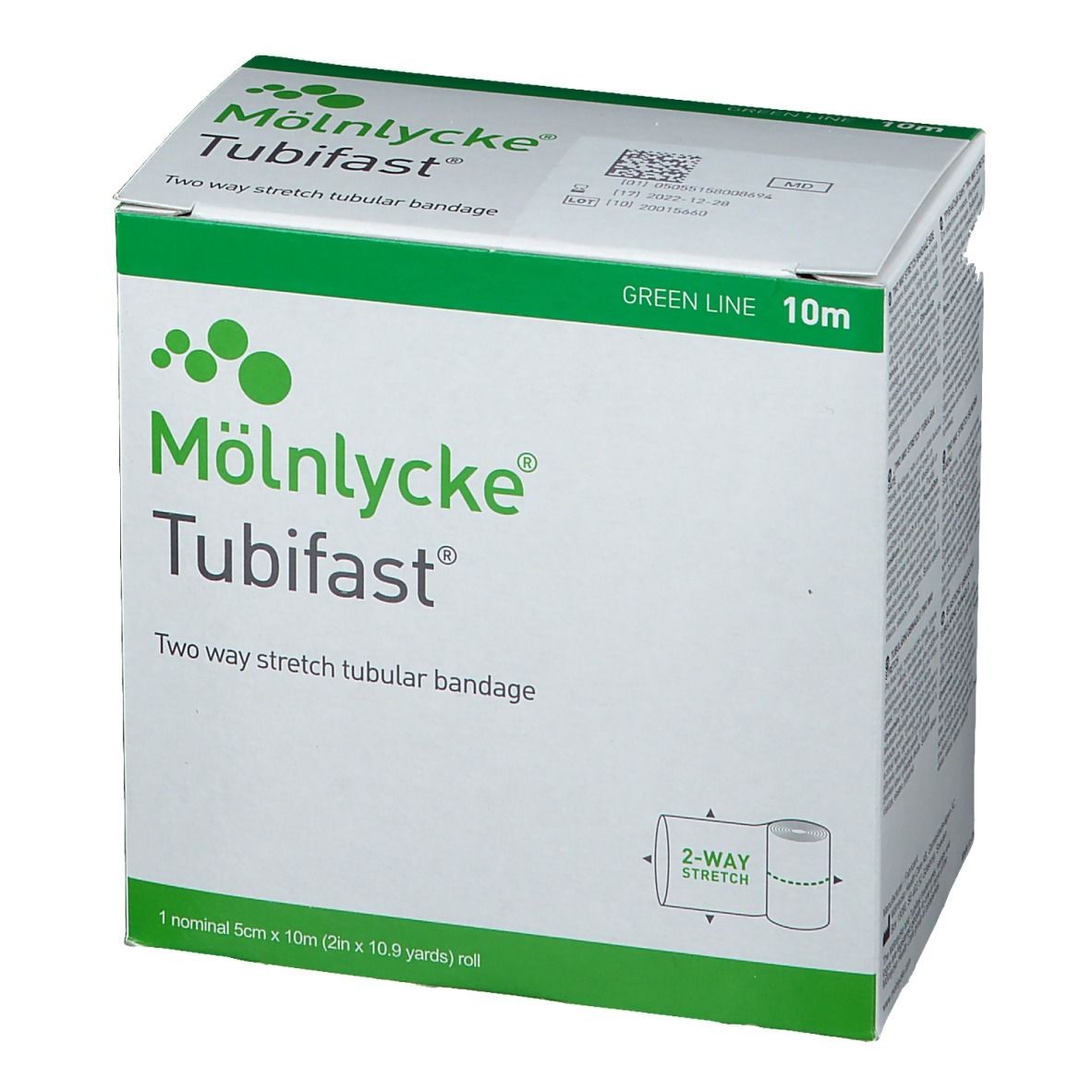 Tubifast 2-Way Stretch 5 cm x 10 m grün