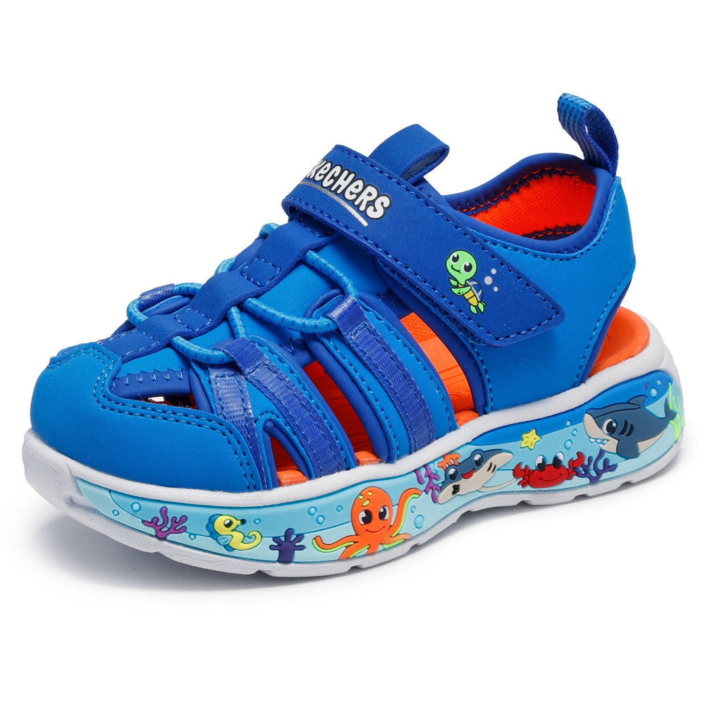 Køb Skechers Blue Play Scene Splash