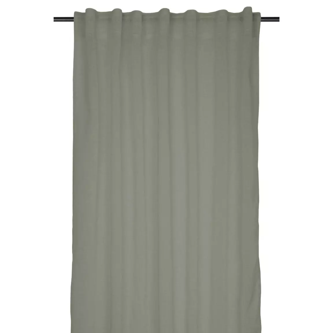 Voilage galon fronceur (140 x 260 cm) Madrid Vert kaki