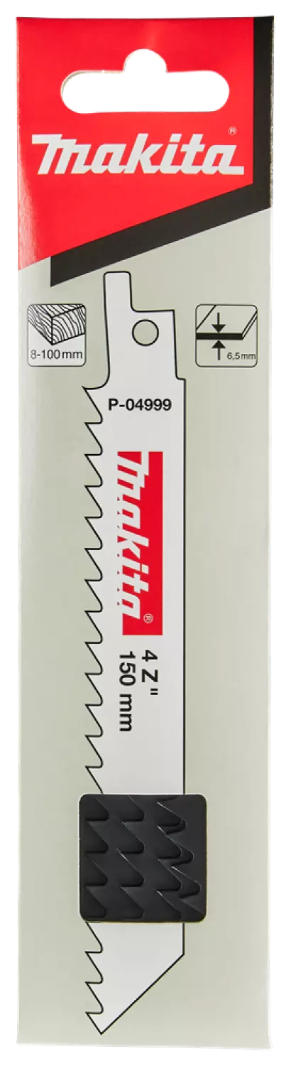 Makita P-04999 Reciprozaagblad - 150 x 6,35mm - Hout (5st)