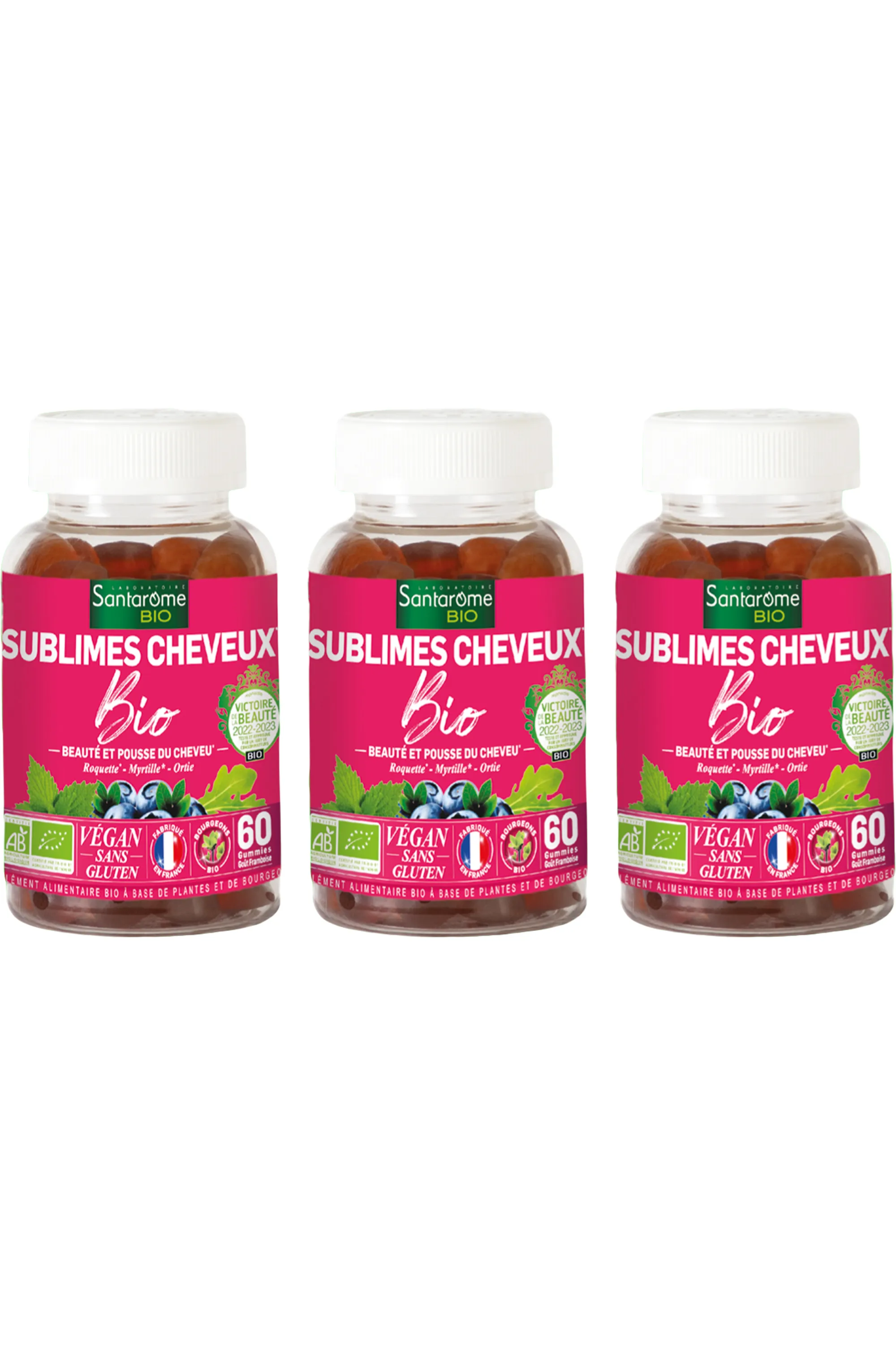Santarome BIO Gummies Sublimes Cheveux bio-150 g