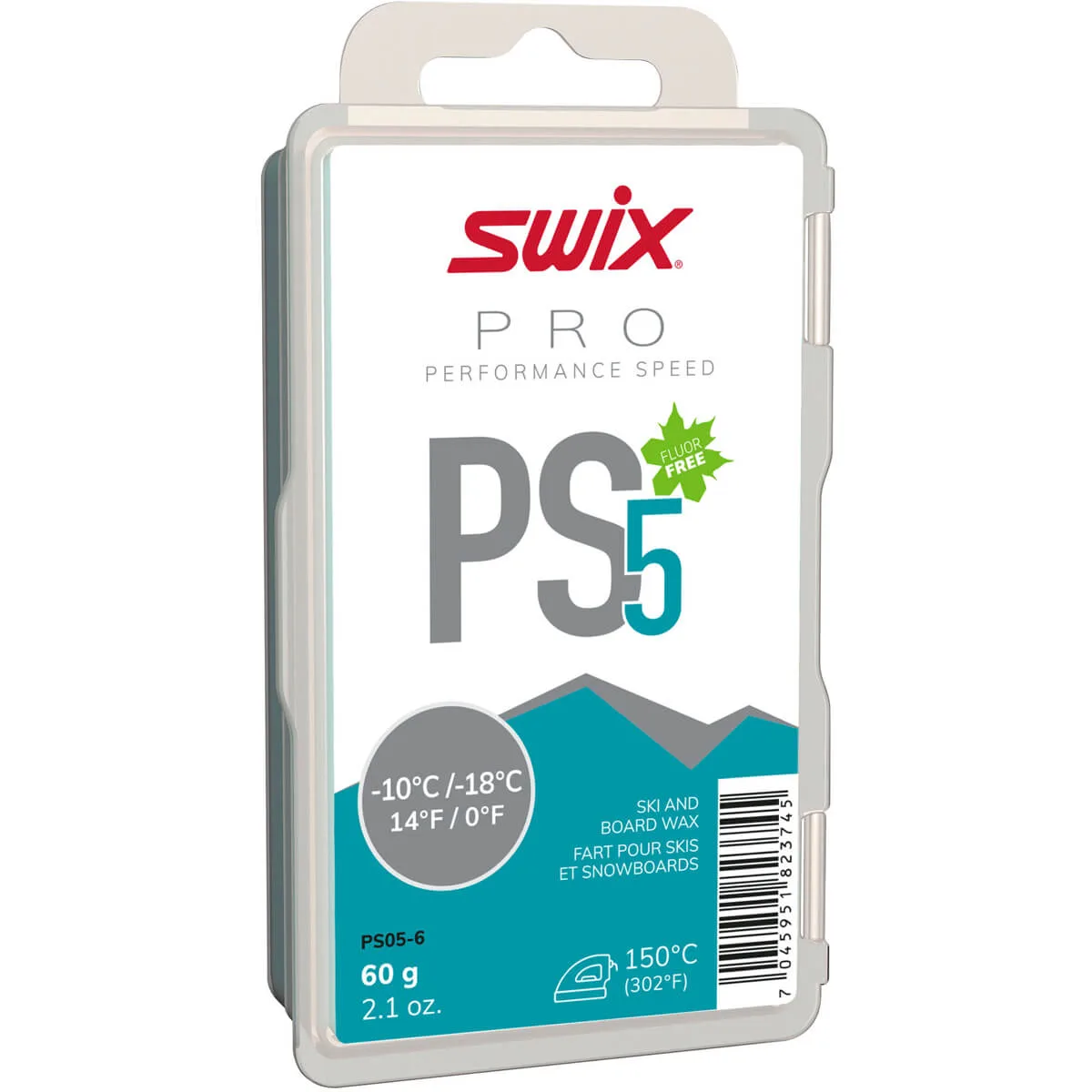 Swix PS5 Turquoise, -10°C/-18°C, 60g Nocolour