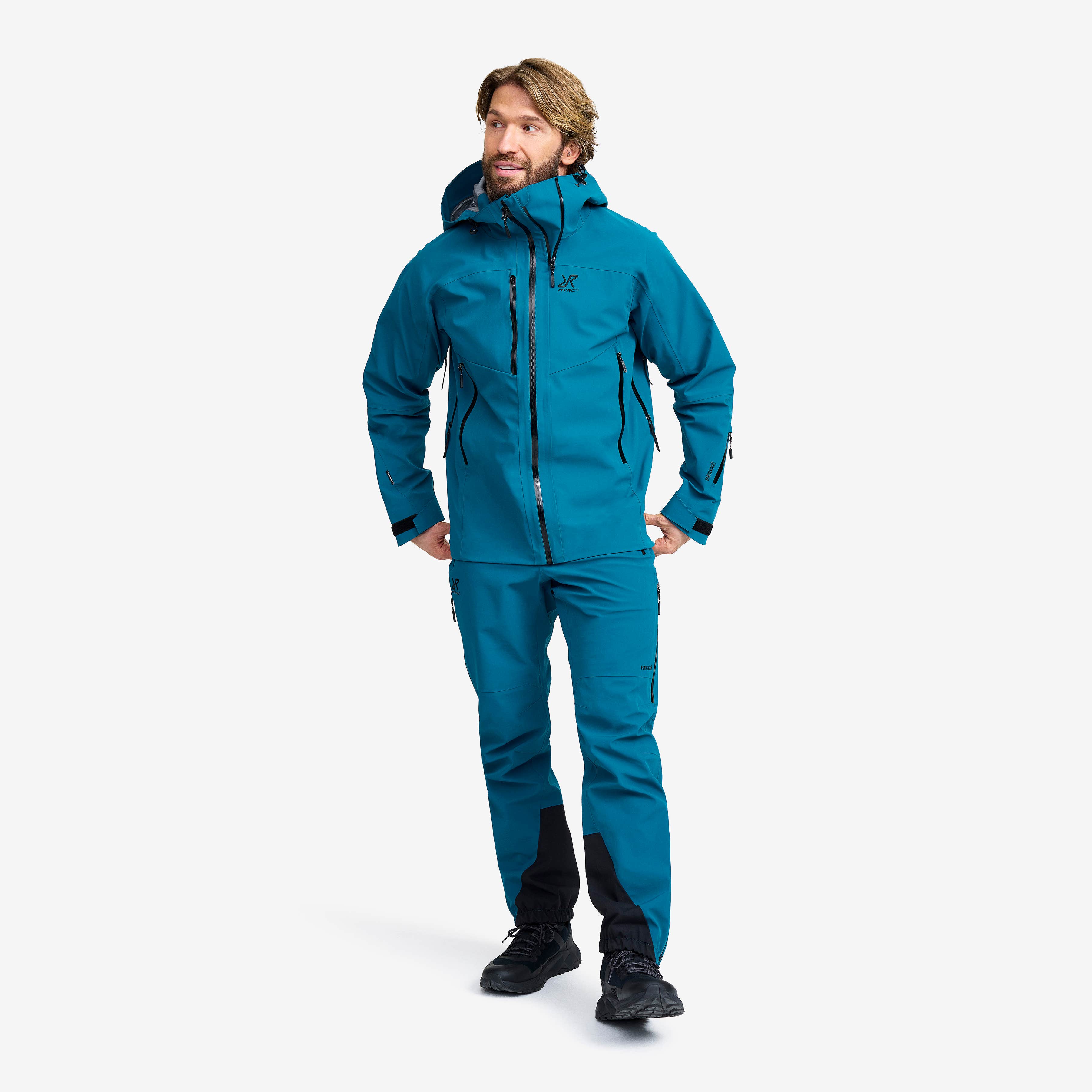 Cyclone 3L Shell Pants Herre Moroccan Blue