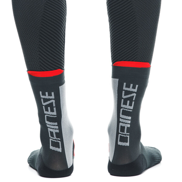 Dainese - Chaussettes Thermo Mid Noir / Gris / Rouge