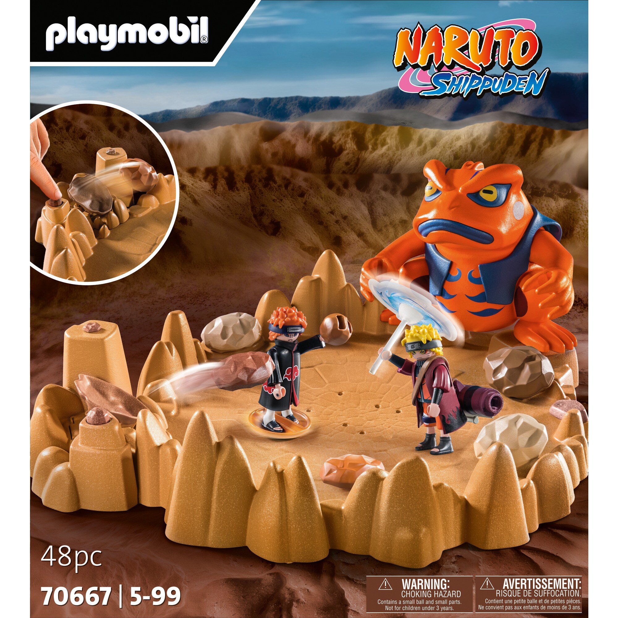 PLAYMOBIL Konstruktionsspielzeug Naruto Shippuden Naruto vs. Pain