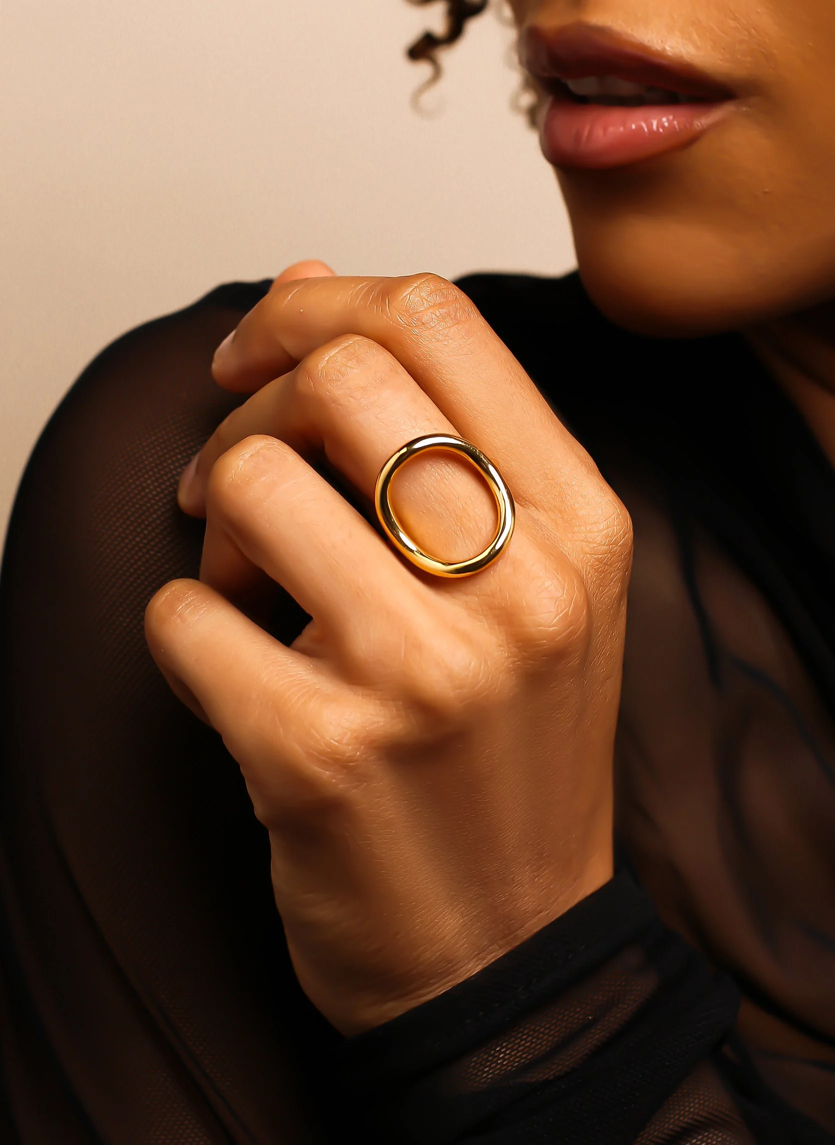 VICTORIA - Bague fine victoria | Doré