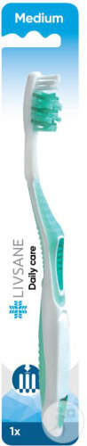 Livsane Oral Brosse Dents Médium 1 Pièce