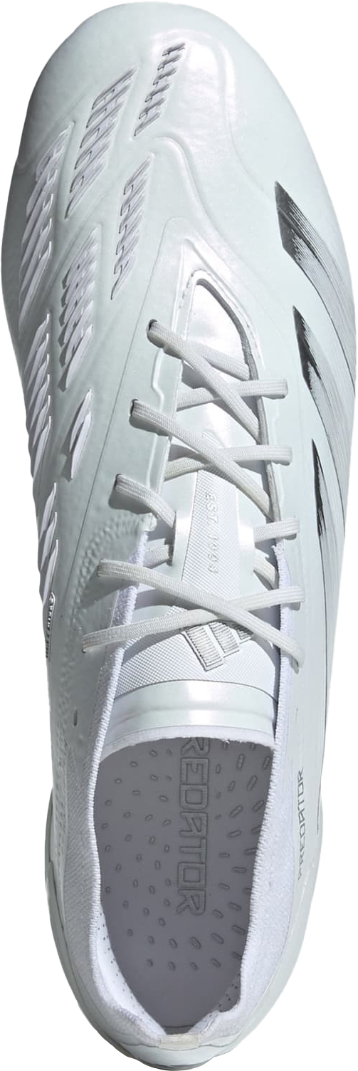 Predator Elite L FG Cloud White/Silver Metallic/Cloud White
