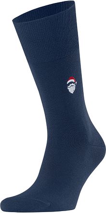 Falke Sok Wol Blend Kerstman Royal Blue 13089-6000 kopen