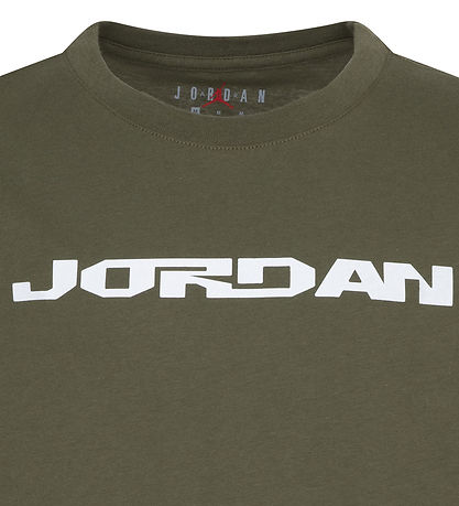 Jordan T-Shirt - Medium+ Olive m. Print