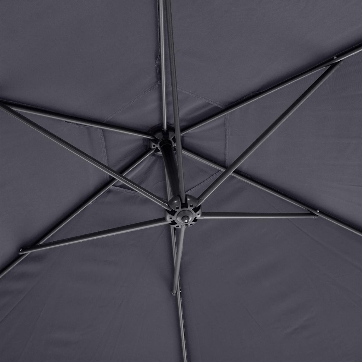 PARASOL DECENTRE 3M JANEIRO ARDOISE