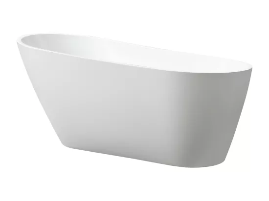 Baignoire îlot design ovale OPRAH blanche 170 cm