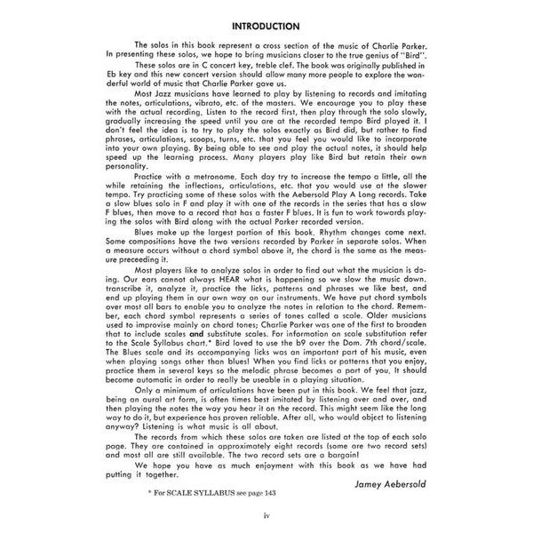 Atlantic Music Charlie Parker Omnibook C
