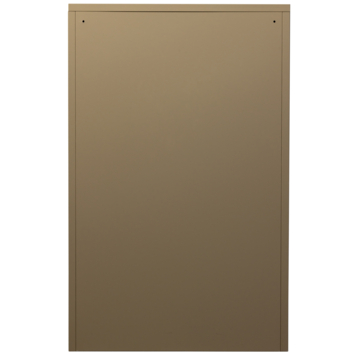 WOOOD schoenenkast Sabine 3-vaks zand metaal 103 x 66 x 16 cm