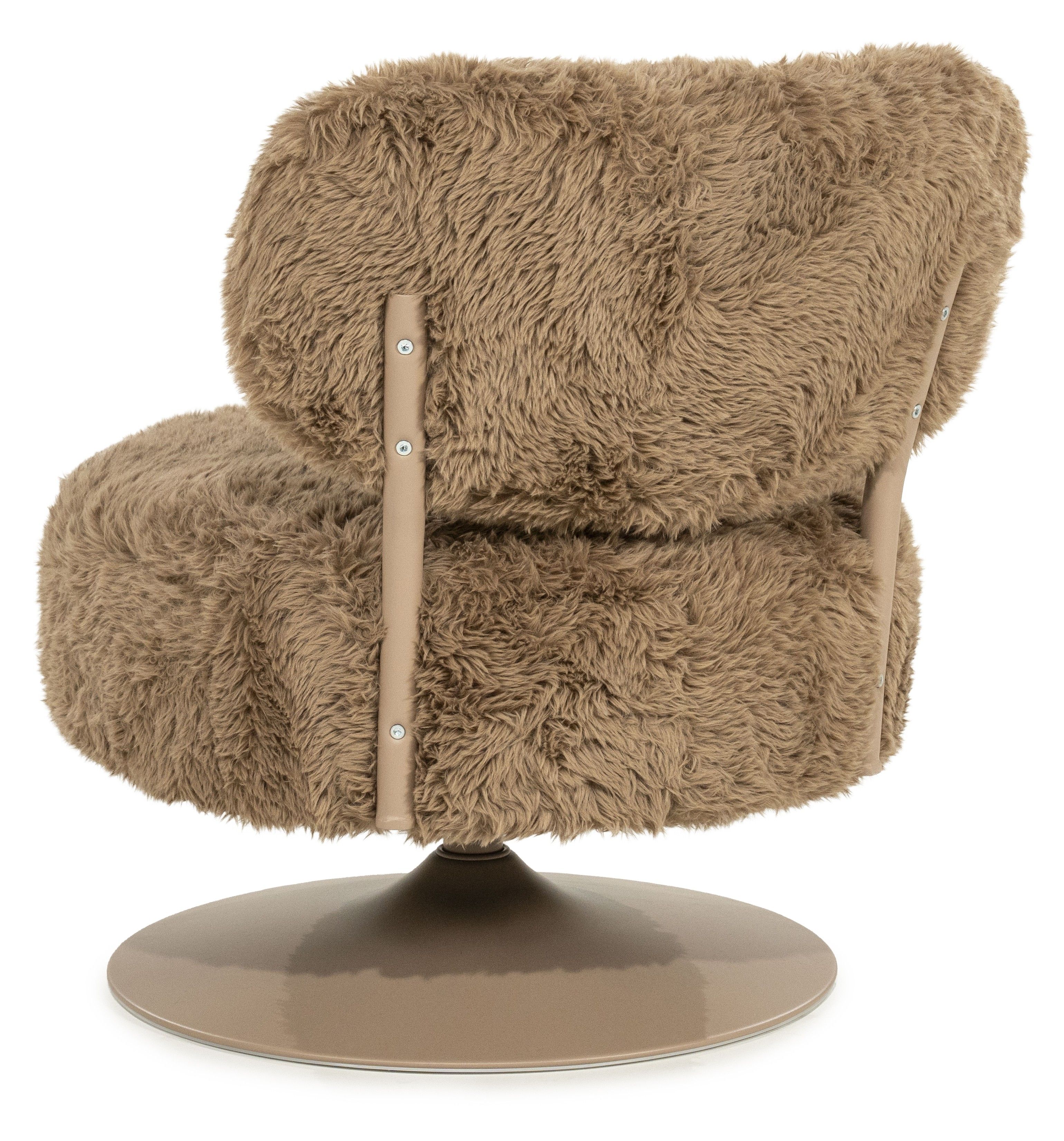 Draaifauteuil Taupe 250356 Furlo B67 x D69.5 x H75 cm
