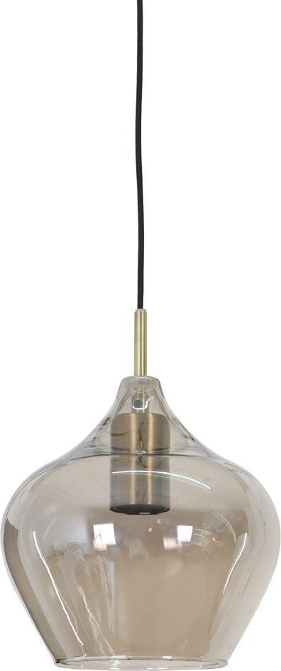 Light & Living hanglamp Rakel grijs D 20 H 21,5 cm