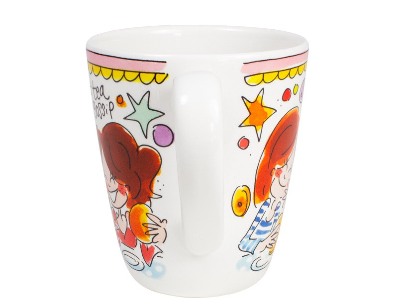 Beker Roze Rand 0.35L