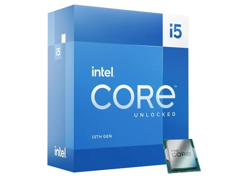 Intel® Core™ i5-13600K (Raptor-Lake)- 14-Core (6 P-kerner & 8 E-kerner) - 20 tråde - 3,9 GHz (Op til 5,1 GHz - Intel® Turbo Boost) - LGA1700-Socket - Intel® UHD Graphics - Box (Uden køler)