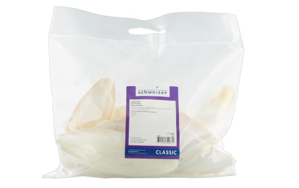 Ziervogelfutter Sepiaschale, 1 kg100% Sepiaschale