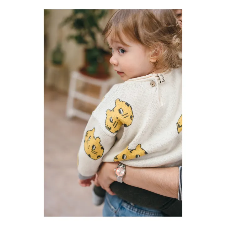 Bayiri Pull Coton Bio Jaguar | Ecru