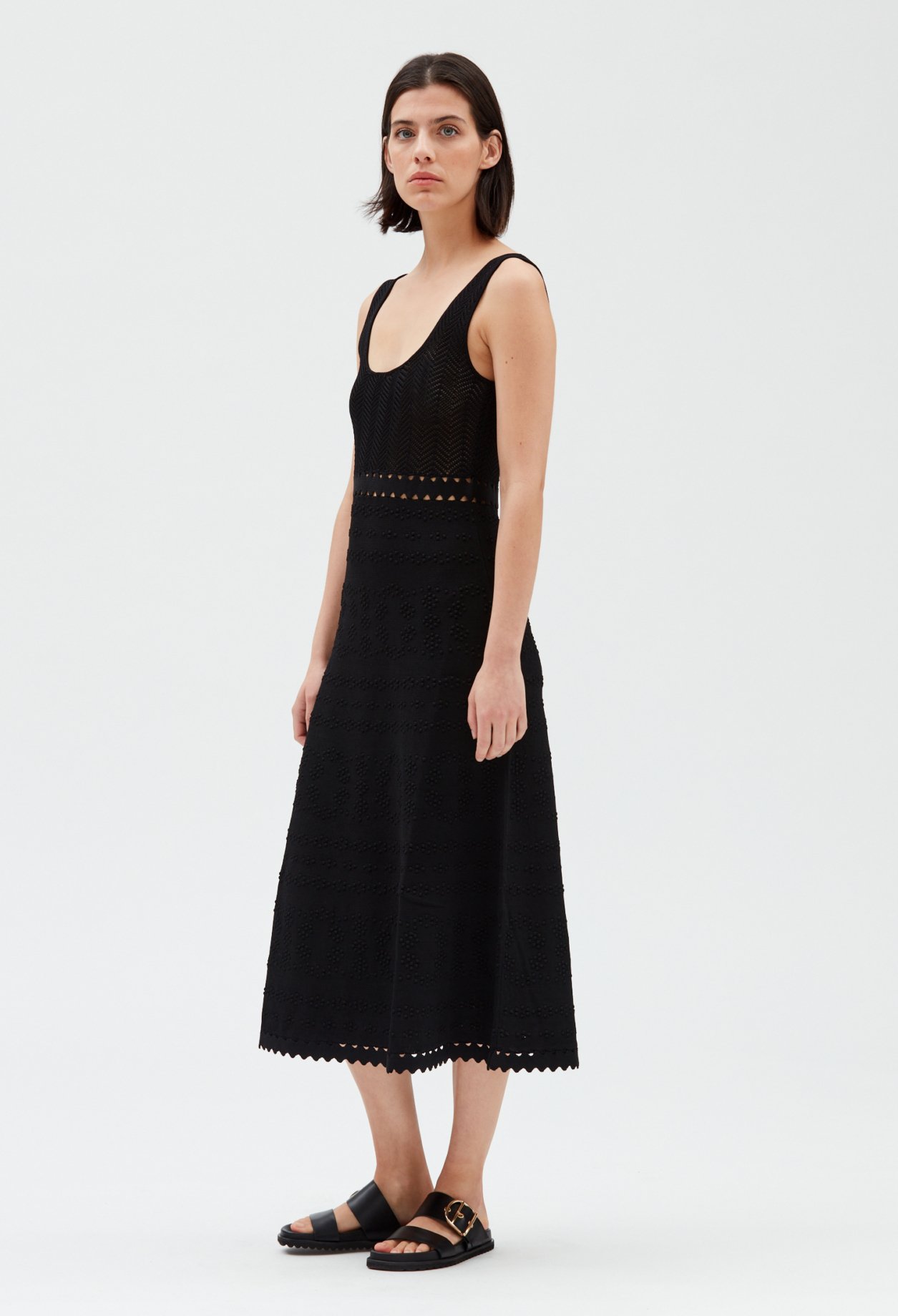Robe midi maille