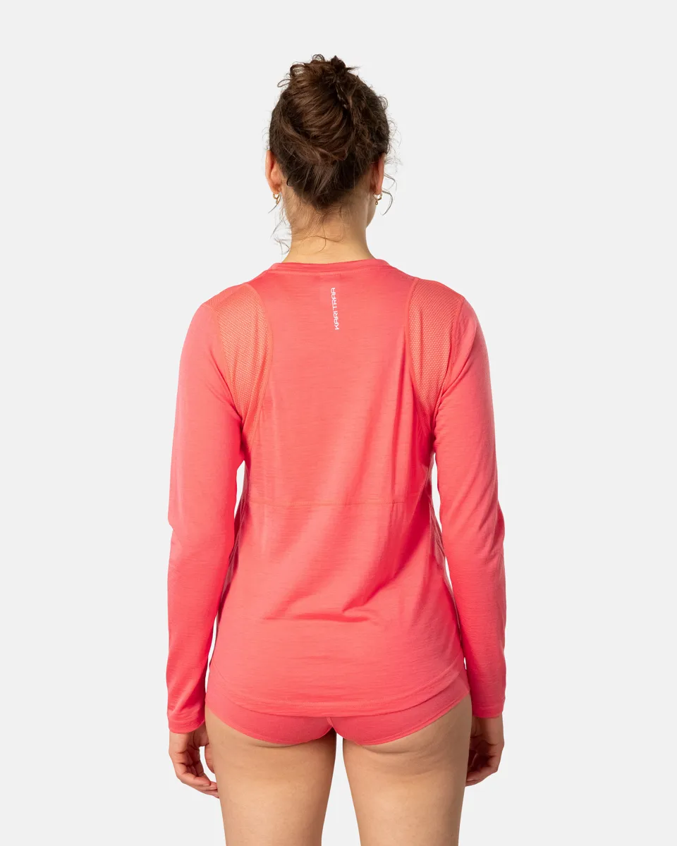 Kari Traa Embla Wool Ls Light Red