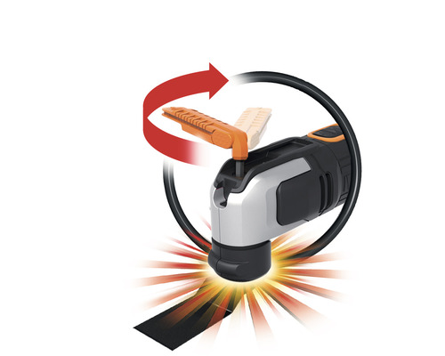 WORX 250W Sonicrafter WX686 multitool, inclusief koffer en accessoires
