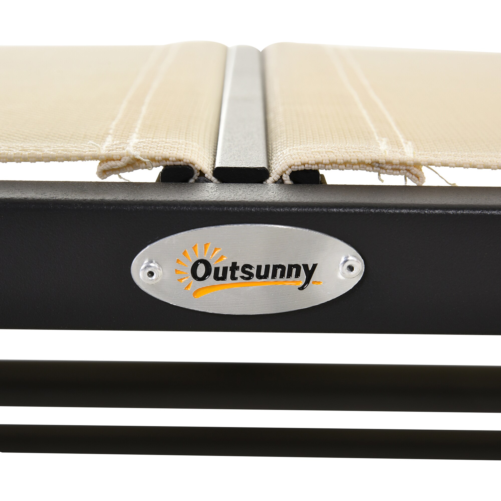 Outsunny Sitzbank mit Schaukelfunktion 120L x 70B x 88H cm