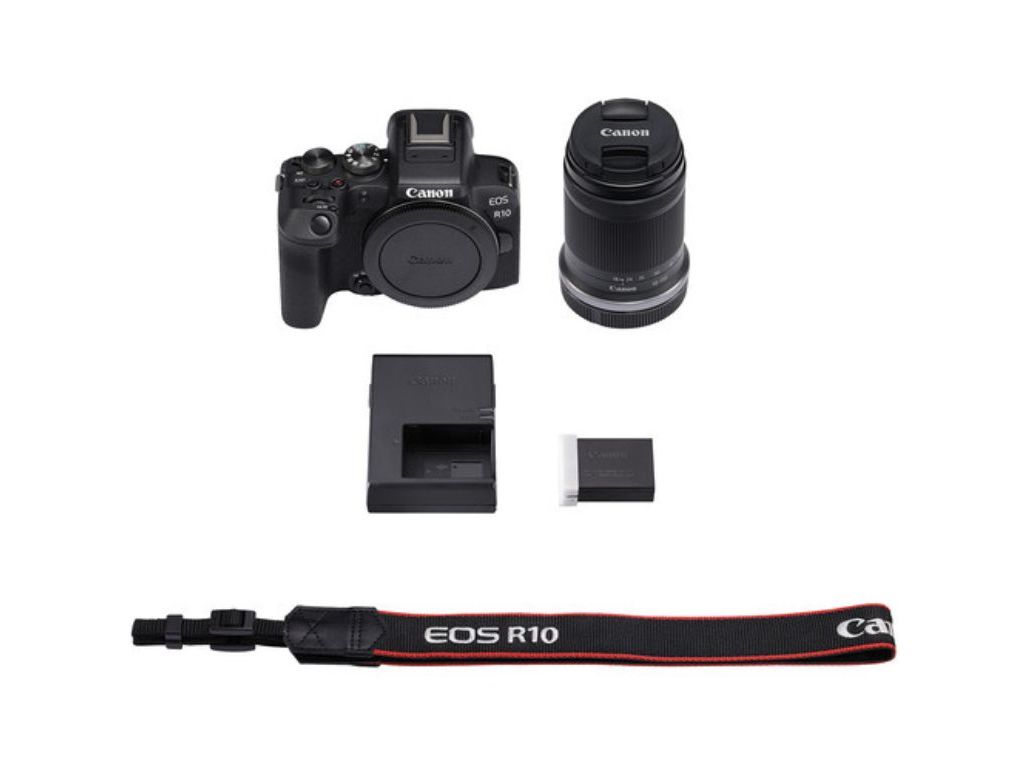 MÁQUINA FOTOGRÁFICA CANON EOS R10   OBJECTIVA RF-S 18-150MM F3.5-6.3 IS STM
