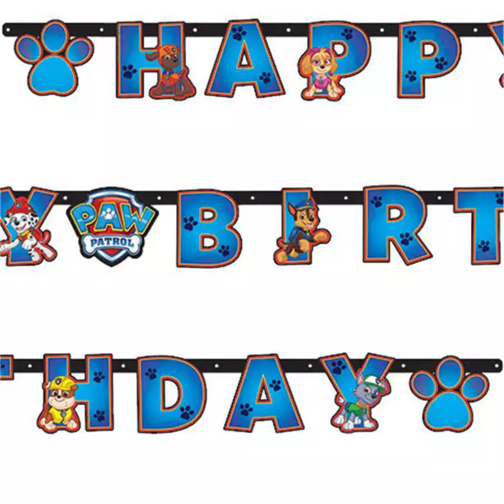 Happy Birthday Slinger Paw Patrol180 cm
