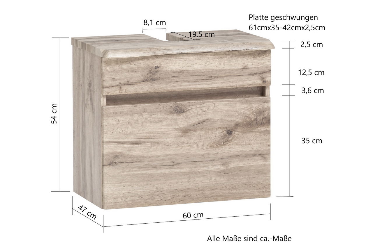 XORA Waschbeckenunterschrank VILLACH