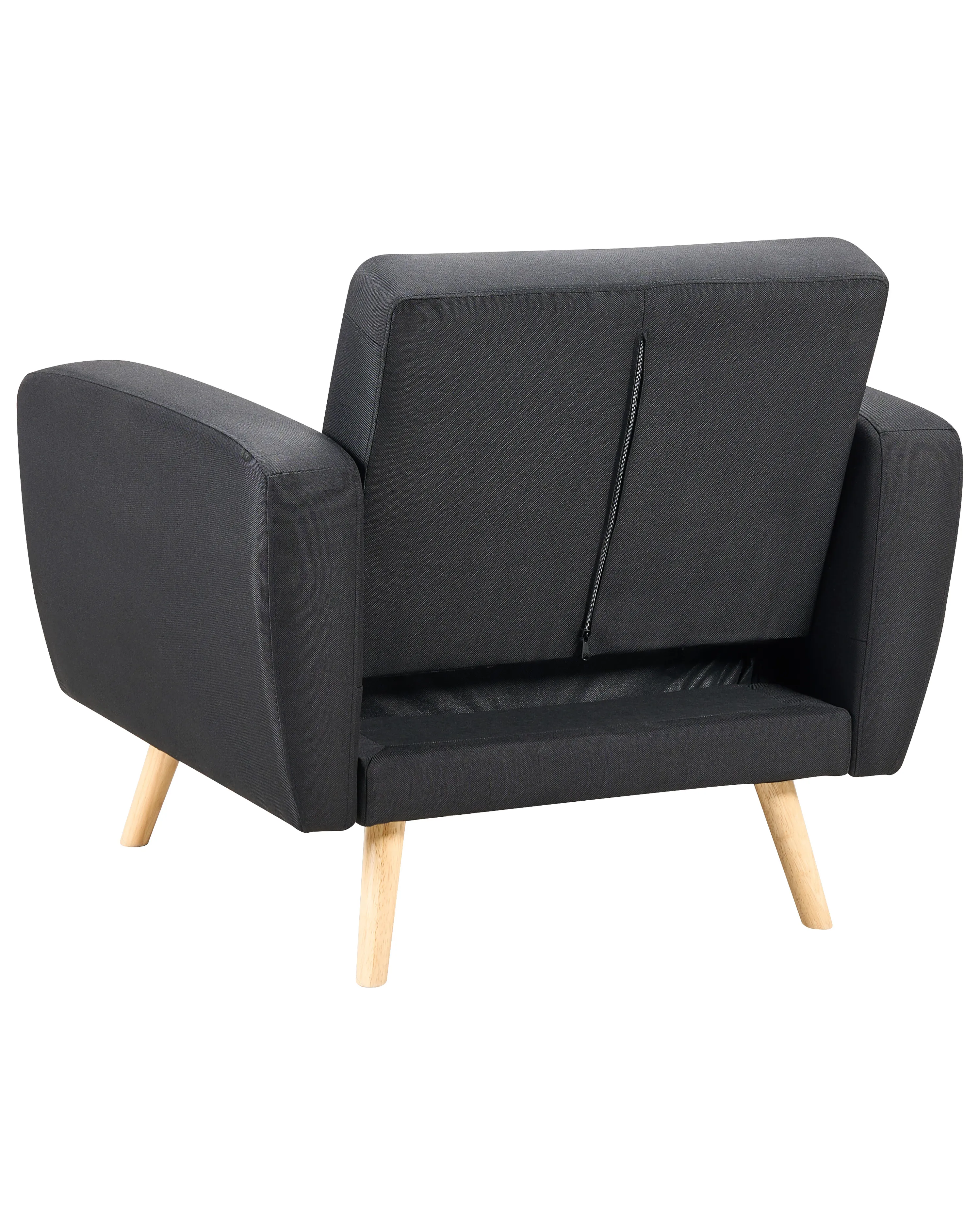 Relaxfauteuil FLORLI Stof Zwart