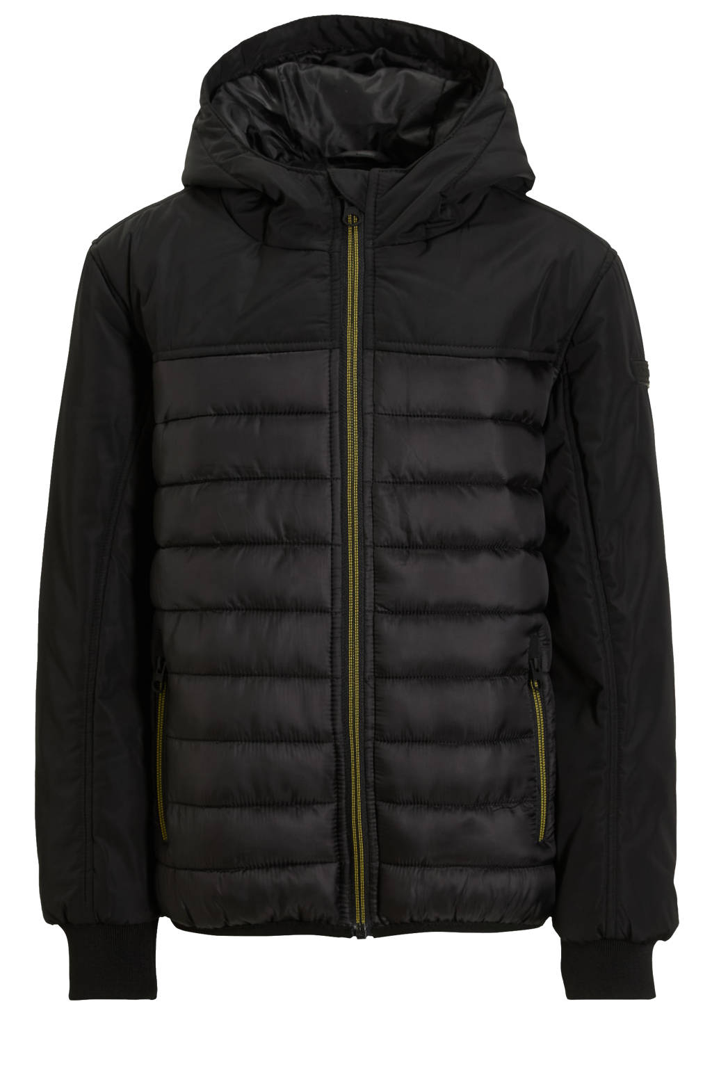 anytime softshell jas zwart