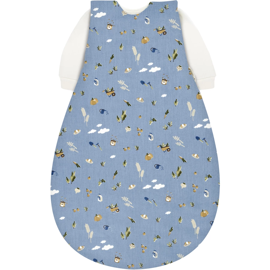 Alvi® Baby-Mäxchen® 3tlg. Flachgewebe Farmhouse blau