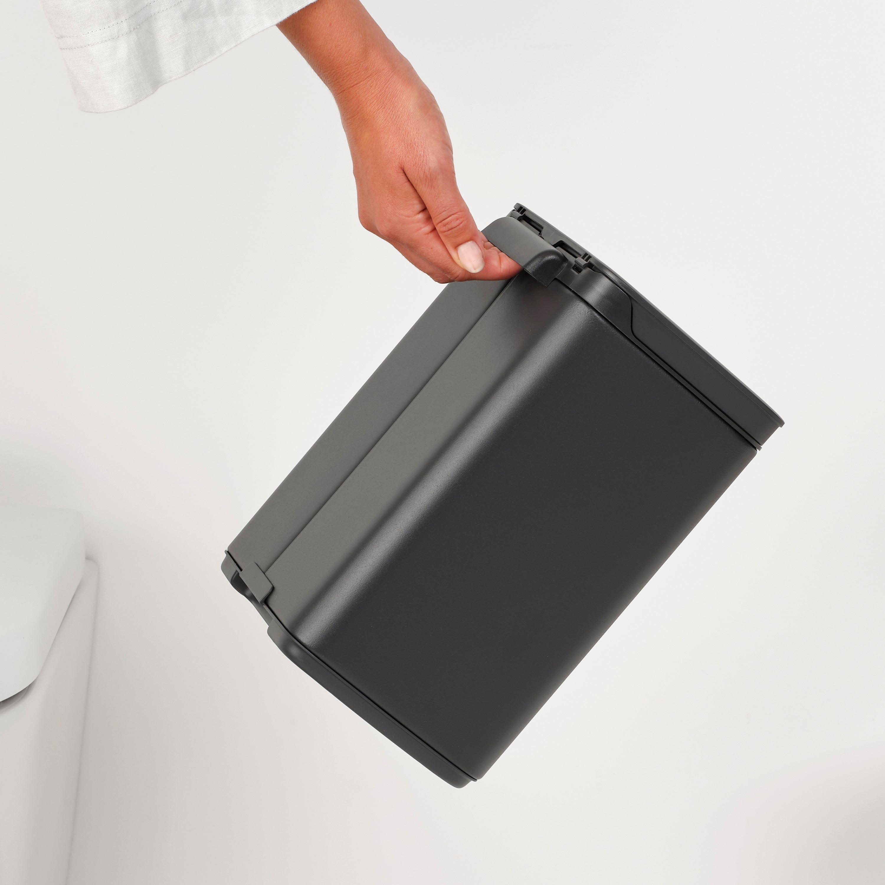 Brabantia Bo Afvalemmer 4 L - Mineral Infinite Grey