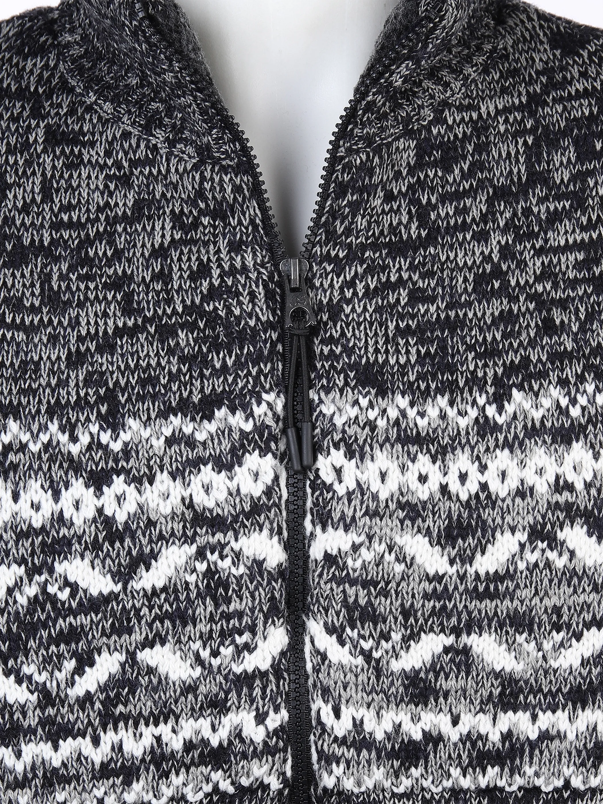 Herren Strickjacke meliert