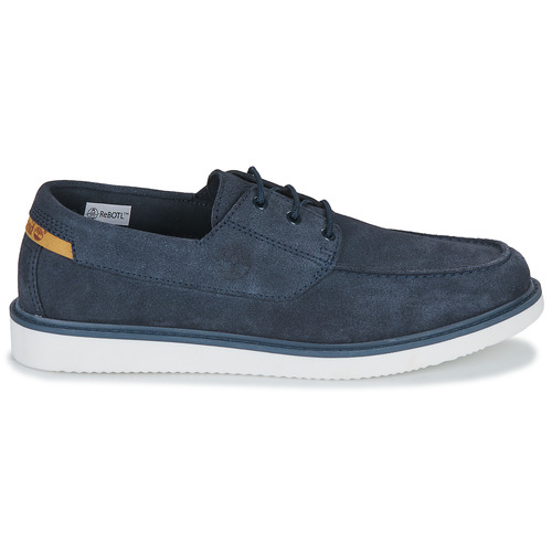 Timberland - NEWMARKET II LTHR BOAT - Marine / Blanc