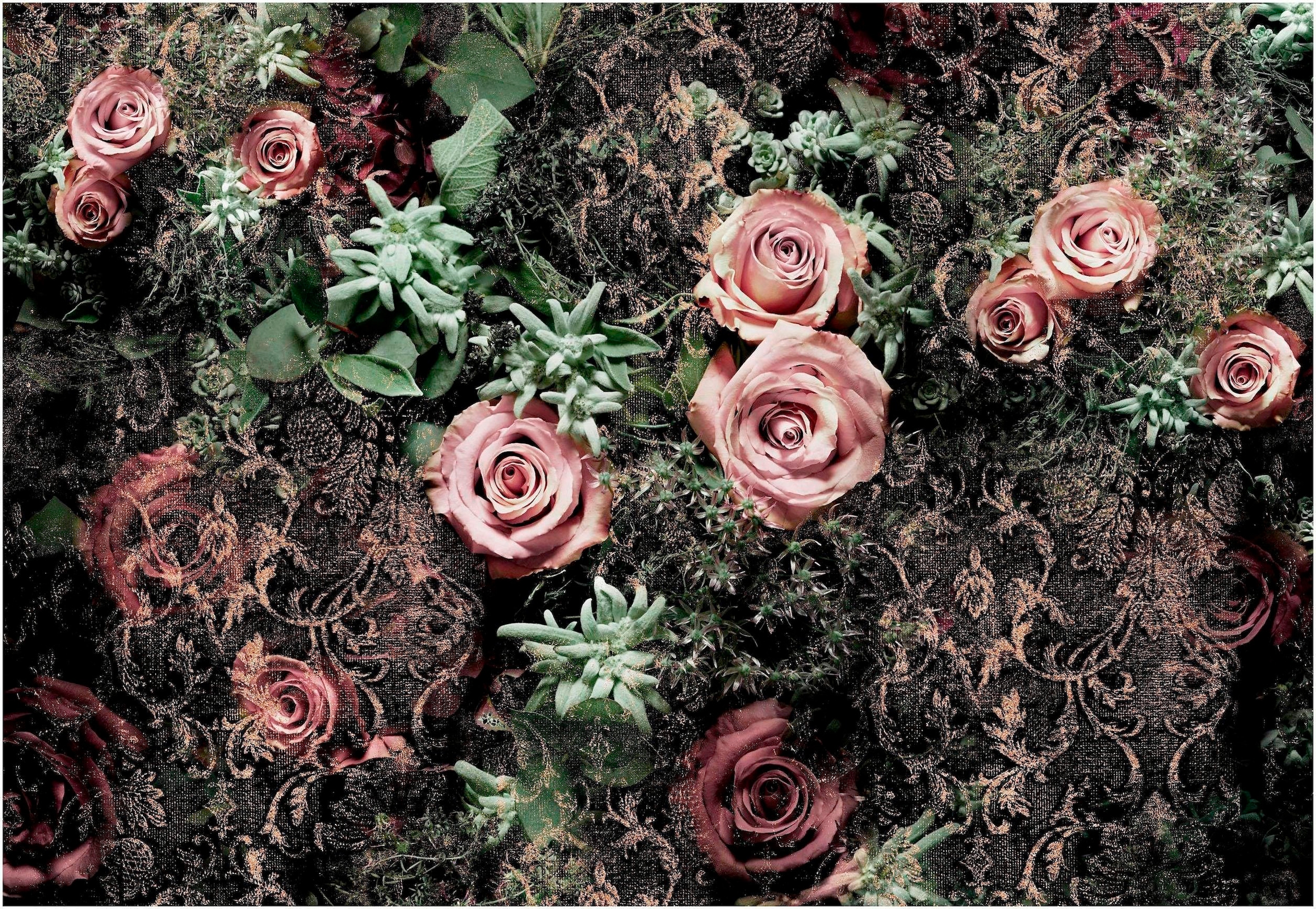 Komar Fototapete »Velvet - Grösse 368 x 254 cm« bedruckt glatt Wohnzimmer, Schlafzimmer