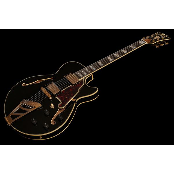 DAngelico Excel SS Solid Black