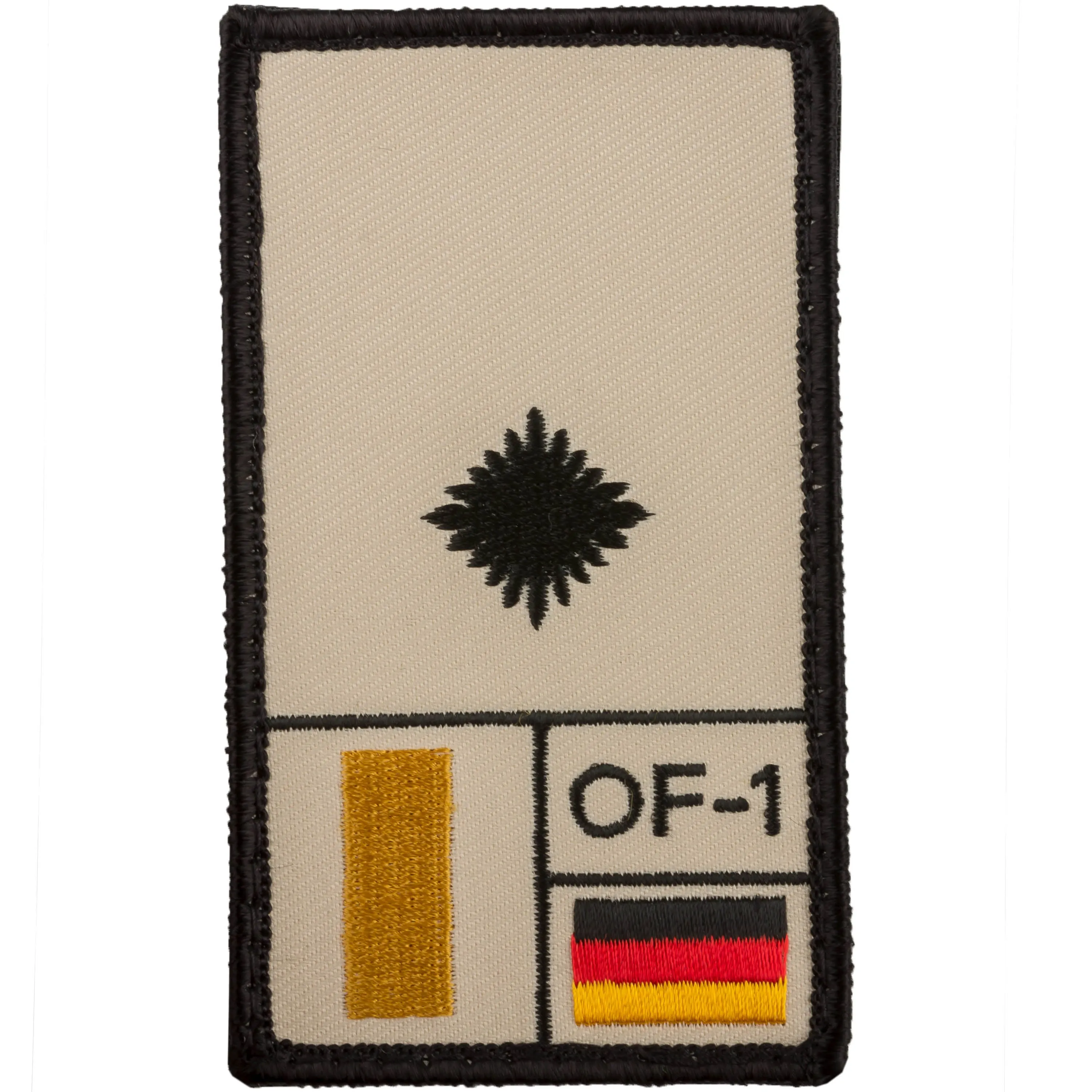 Café Viereck -  Rank Patch Leutnant