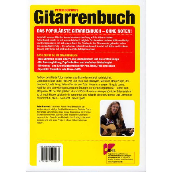 Voggenreiter Peter Bursch's Gitarrenbuch 1