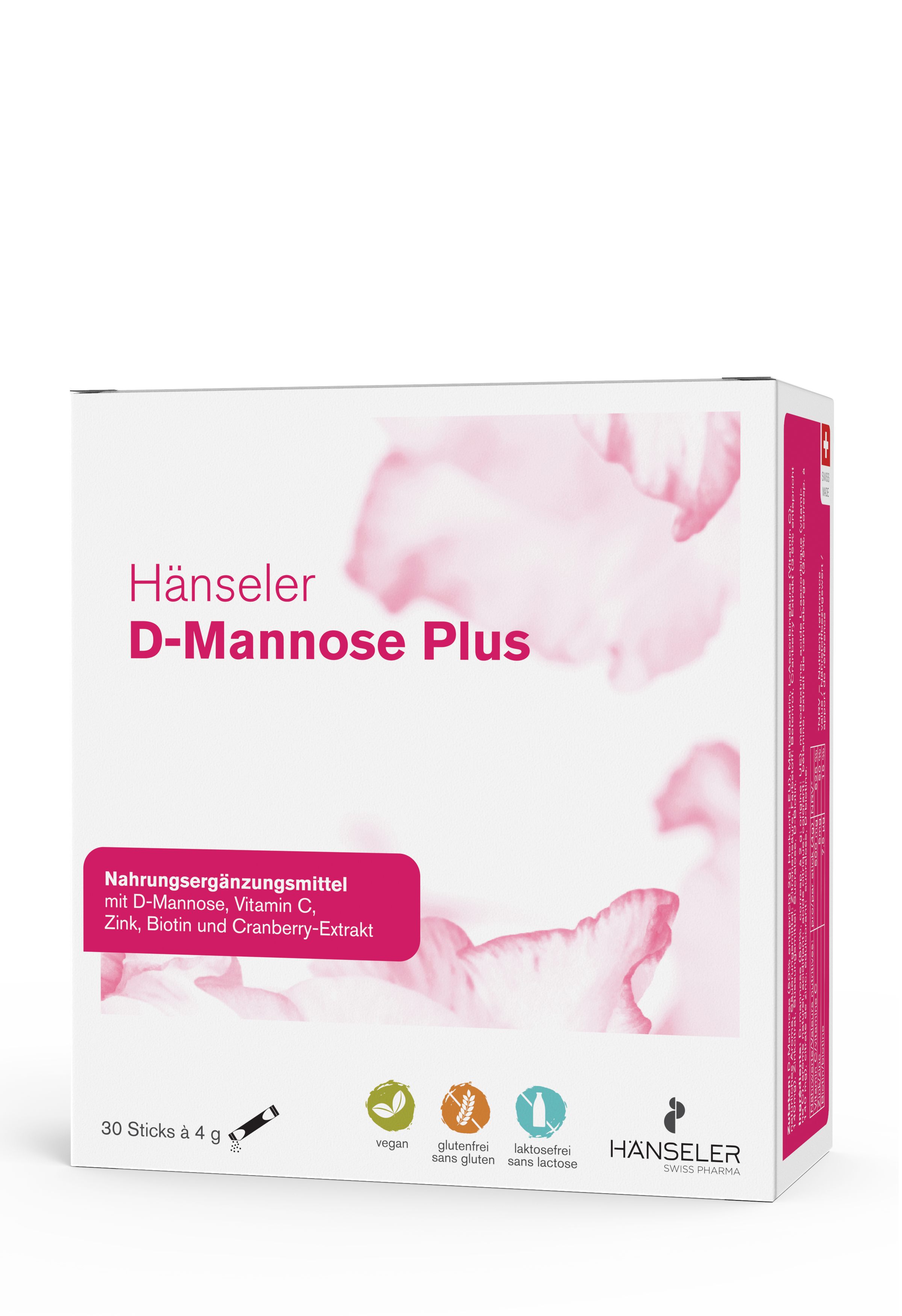 HAENSELER D-Mannose Plus<br>30 × 4 g, Stick, Pulver